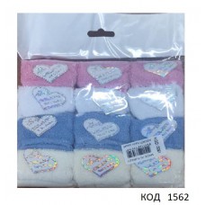 Tr Шкарпетки для новонароджених махра Eslayn 0061 12шт.