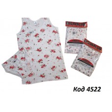 BR Набір білизни для дівчинки(майка+ТРУСИ) 4118\5118   6(3)шт.