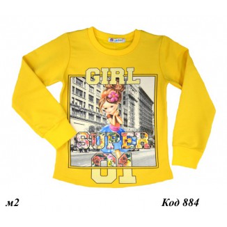 Tr Кофта для дівчинки 2-х нитка BNN 4768    116-134   4 шт