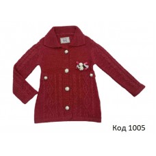 Tr Кофта в'язана для дівчинки на гудзиках CINALI  3795  1-3  3 шт