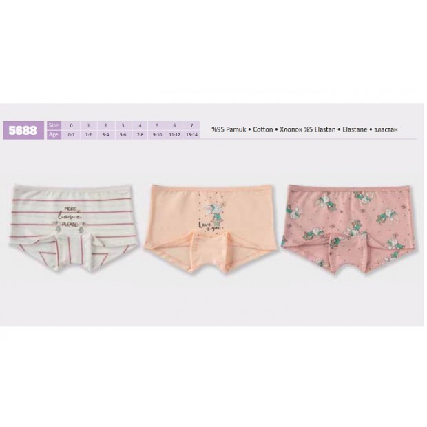 BR Шорти для дівчинки  5688,99    06 12(6) шт.