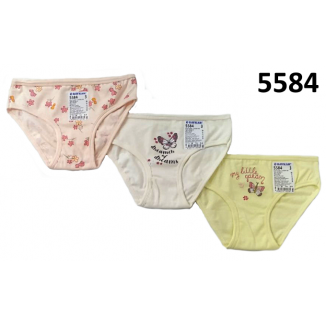 BR  Труси для дівчинки 5584,99    06,07    12(3) шт.