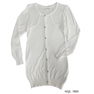,Ukr Кардиган легка в'язка для дівчини льон КД-216 128//134//140   3шт