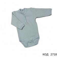 ЛС Боді інтерлок-жакард ПОЛО  68,70,80,86  4шт