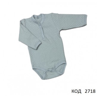 ЛС Боді інтерлок-жакард ПОЛО  68,70,80,86  4шт