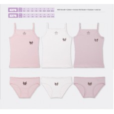 BR Набір6 білизни для дівчинки(майка+ТРУСИ) 4376/5376   6(3) шт.