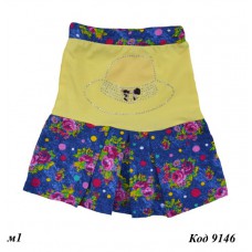 --Tr Спідниця для дівчинки трикотаж 98-110    4 шт