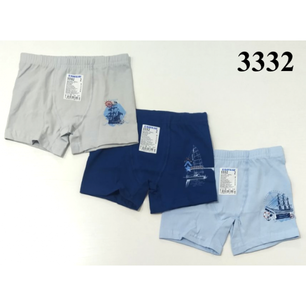 BR Шорти боксери для хлопчика 3332  06   6(3) шт