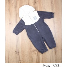 МС Комбінезон вельсофт замок з відкритими ніжками   68,74,80 р 3шт