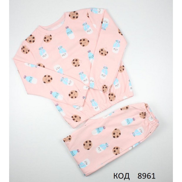 МС Піжама футер КОМБІ ПЖ-2383  140,146,152   3шт