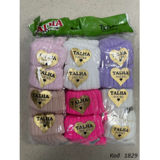 Tr Шкарпетки для новонароджених Talha 125 щільна в'язка мікс ДІВЧИНКА 12 шт.