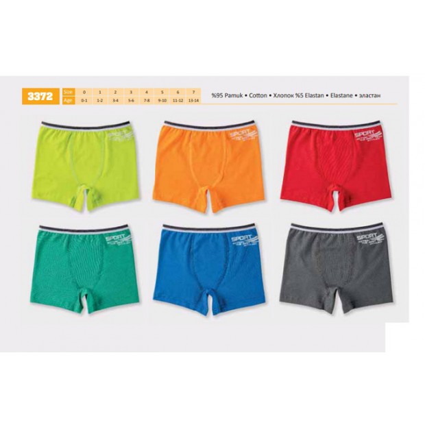 BR Шорти боксери для хлопчика 3372  06,07   6шт