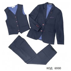 Suzie Костюм шкільний для хлопчика  ТАРАС в клітку Темно-синій  122-146  5(1) шт