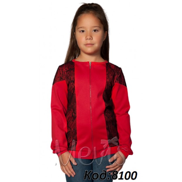 ,Mevis Кофта на замку для дівчинки 1560  122-146  5 шт