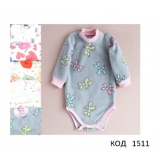 LD Боді фліс БД-36   20-28 (62--92) мікс кольорів  5 шт