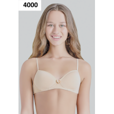 BR Бюстгальтер для дівчинки 4000,08   МОЛОЧНИЙ(КРЕМ)  6(3) шт.