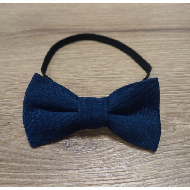 Ukr Краватка-метелик для хлопчика ДЖИНС темно-синій  5шт