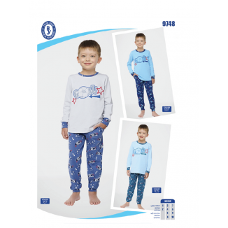 BR Піжама для хлопчика 01-02 стрейч/бавовна  9748    01,02  2 шт.