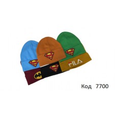 Ukr Шапка для хлопчика РУБЧИК  відворот ВИШИВКА 52-54р. 4 шт