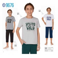 BR Костюм для хлопчика 07-10 (футболка+бриджі)  9676    7-10  4шт.