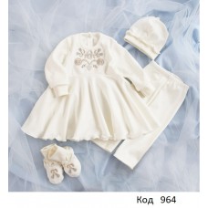 LD Комплект хрестильний для дівчинки НЕБЕСНІ СЕРАФИМИ КД28   62.68,74      1шт