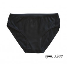 BR Труси для дівчинки 5200.02 ЧОРНИЙ    06.07   12 (6)шт