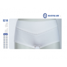 BR Шорти для дівчинки 5218,01    БІЛИЙ    06,07  12(3) шт.