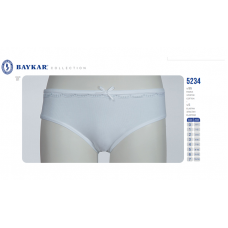 BR Труси для дівчинки 5234.01 БІЛИЙ    06.07   12 (3)шт
