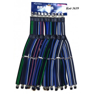 Topgal Підтяжки ПІДЛІТОК СМУЖКА МІКС кольорів 10 шт