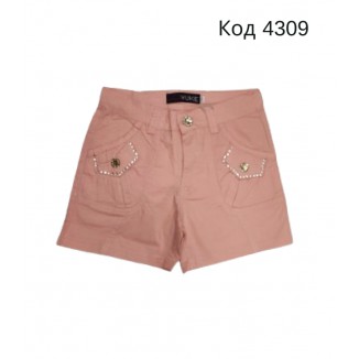 ,Ch Шорти для дівчинки Yuke легка тканина 21-25  5шт