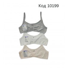 BR Топ для дівчинки 4407   БІЛИЙ/КРЕМ/СІРИЙ  06,07.  12(3) шт.
