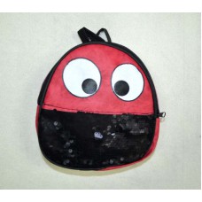 Tr Рюкзак шкірозамінник паетки h25см,ширина22дно-7(відділ) малютка Очі 1шт