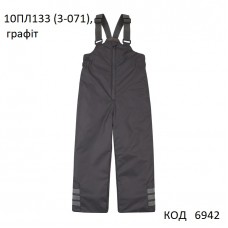 ЛяЛя Напівкомбінезон  плащівка 10ПЛ133(3-071)  98-110//116-128 графіт 3 р.