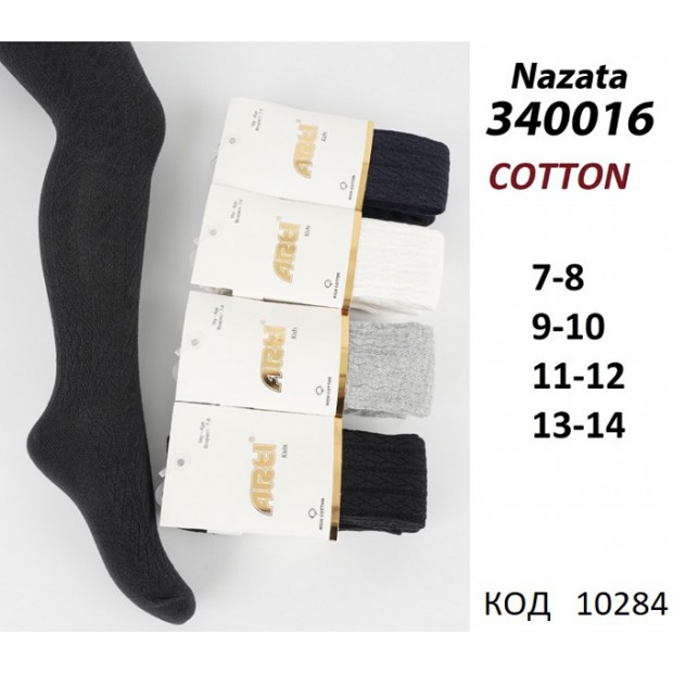 ArtiKatamino Колготки бавовняні для дівчинки АЖУР 340016 МІКС   6(3) шт.