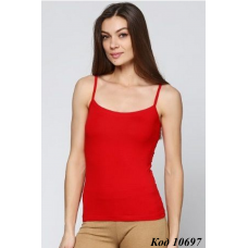 Jiber Майка тонкі брителі жіноча СТРЕЙЧ  671 KIRMISI (ЧЕРВОНИЙ)  S/M/LL  3(1)шт