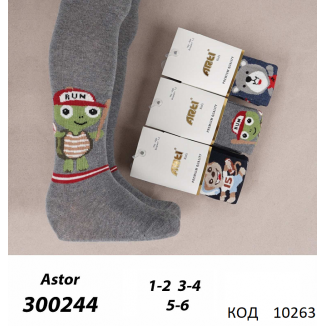 ArtiKatamino Колготки бавовняні для хлопчика МАЛЮНОК 300244 МІКС   6(3) шт