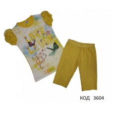 Tr Коcтюм для дівчинки МЕРЕЖИВО з бриджами 140-176  4шт.