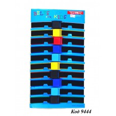 Topgal Ремінь  середній ЗАСТІБКА ЧОРНИЙ з кантом 10 шт