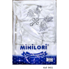 Tr Крижма куточок махра MINILORI 264   75*95  1шт