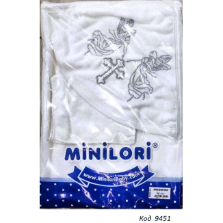 Tr Крижма куточок махра MINILORI 264   75*95  1шт