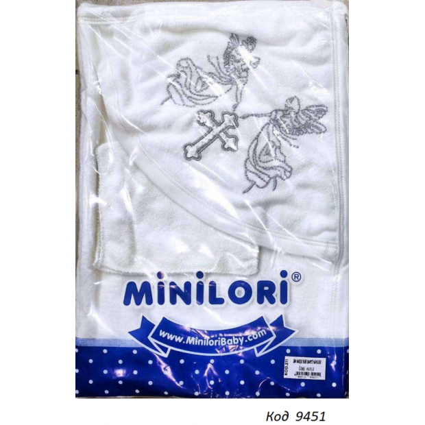 Tr Крижма куточок махра MINILORI 264   75*95  1шт