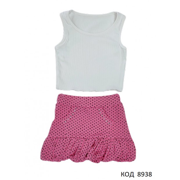 Tr Коcтюм для дівчинки (майка+спідниця)   104-116   4(3) шт.