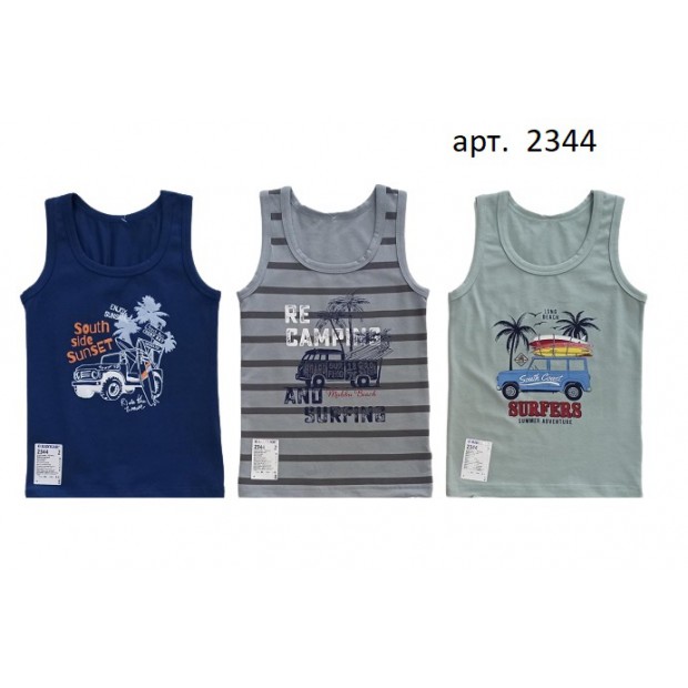 BR Майка для хлопчика 2344   06  6(3) шт