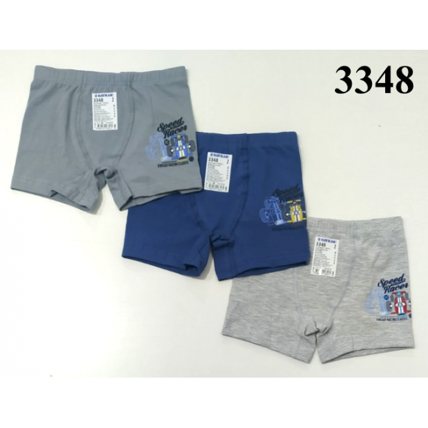 BR Шорти боксери для хлопчика 3348  06   6(3) шт