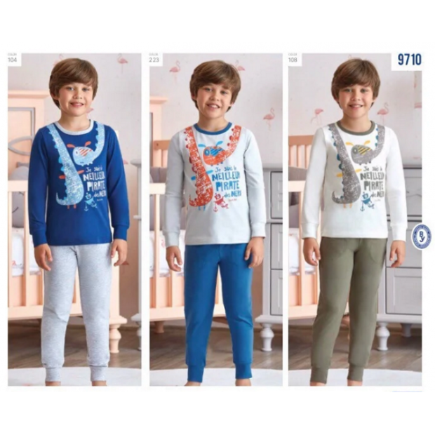BR Піжама для хлопчика 01-02 стрейч/бавовна  9710    01,02  2 шт.