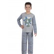 BR Піжама для хлопчика 07-10 стрейч/бавовна  9084    GRI MELANJ(220)сірий  1 шт.