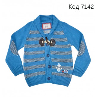 Tr Кофта в'язана для хлопчика на гудзиках CINALI 3785  (1-3) 86-98 3 шт