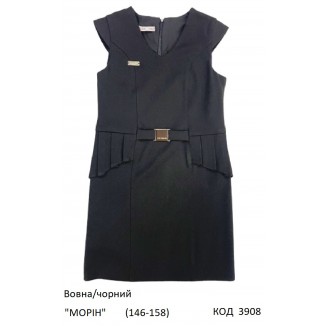 SuzieСн 146-158шерсть Сарафан Сн77708-17 "МОРІН" чорний 146-158 3р