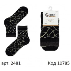 Bross Шкарпетки бавовняні жіночі 2481 Мікс  36-40  12(3)шт.