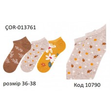 Bross Шкарпетки бавовняні жіночі короткі  ÇOR-013761 Мікс  36-40  12(3)шт.
